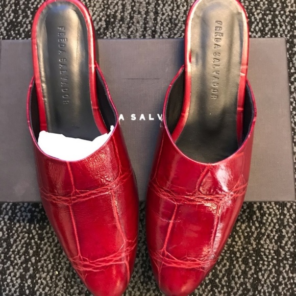 Freda Salvador Shoes - Freda Salvador Mules Croc